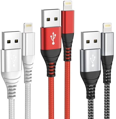 IDISON Lightning-kablar, Flerfärgad, 3 stycken