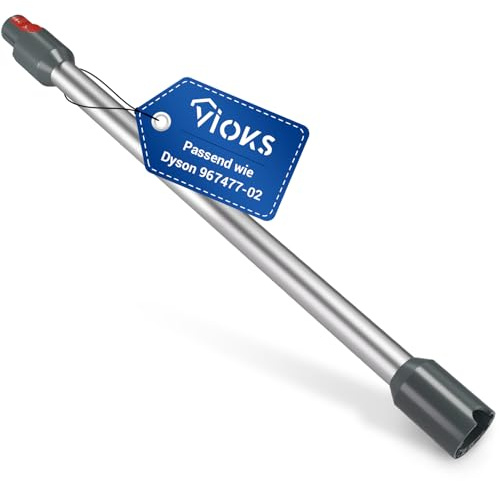 VIOKS Verlängerungsrohr Staubsauger Rohr Silbern Ersatz für Dysоn Ersatzrohr 967477-02 für Staubsauger Dysоn V5, V7, V8, V10, V11, V15, SV10, SV11, SV12 & Dysоn Accessories
