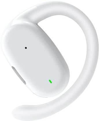 Single Open Ear Air Conduction Gym Headphones Sport Outer Ear Hook Bluetooth Earphones Over Open Ear Earbuds Wireless Ear Hanging Bluetooth Headset With Mic for Driving Hands Free Bluetooth Earpiece
