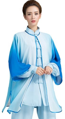 Tai Chi Clothes Martial Arts Uniform Kung Fu Clothing for Women Embroidery Chinese Style Competition Performance Wear Elegant