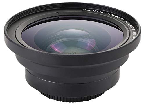 Giuneuow Macro Professionale 37Mm + 72Mm Obiettivo Grandangolare 0.39X Full HD per Videocamera 4K