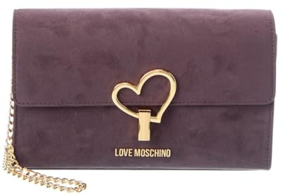 Love Moschino BORSA VELOUR PL VIOLA