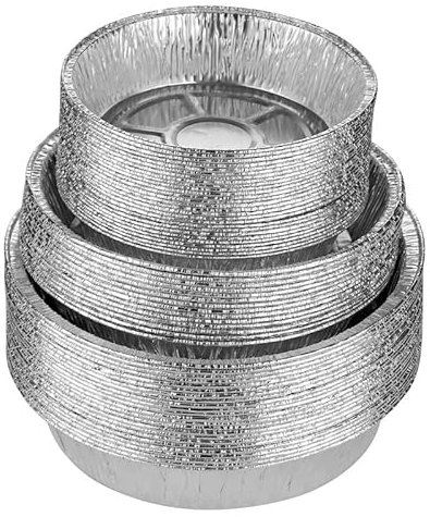 TUKRPQMRI Tapis en papier jetable for friteuse à air, gril, four, feuille de cuisson, bol à pizza, assiette ronde en feuille d'étain /76(Medium)
