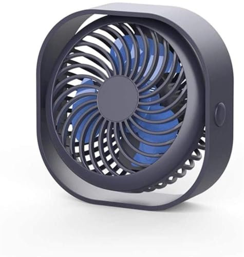 RAGOPILEN Ventilador de pared， Enfriador de aire portátil silencioso de 3 velocidades, de mano, ajustable a 360°, silencioso, USB, de escritorio, for verano
