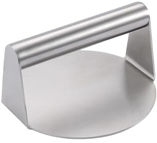 CHXAOM Smash burgerpresse pressa per Hamburger, Durchmesser 14cm Stainless Steel Burger Smasher, Smashed Hamburgerpresse Grill Presse für Fleisch, Patty, Steak, Speck
