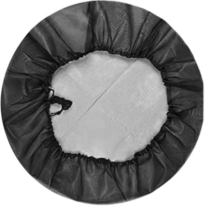 Copertura in rete per barile di pioggia, copertura regolabile con coulisse, rete per raccolta della pioggia, mantiene foglie e detriti fuori dall'acqua piovana, ideale per una raccolta efficiente