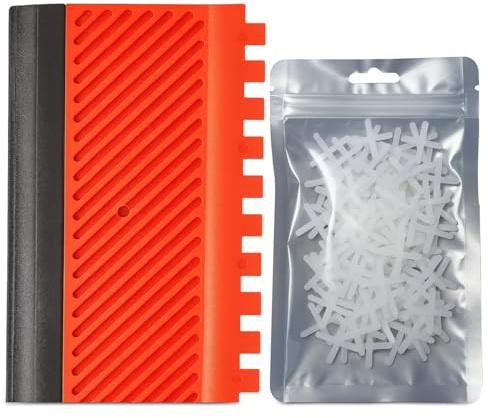 Tile Spacers 2mm 250 Pack with Applicator Spreader Tool – Precision DIY Wall Tile Installation Kit for Kitchens, Bathrooms & Home Renovation