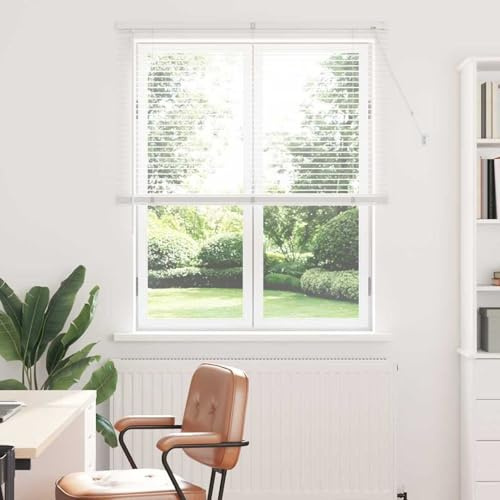 Homgoday Tenda per Finestra con Tende Altro Bianco 120 x 175 cm Alluminio