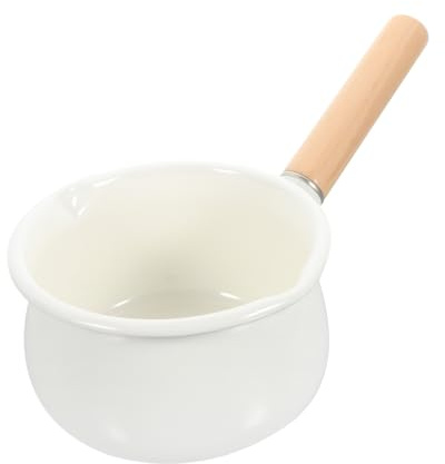 BESTYASH Pentola per Stufati Pentola per Alimenti Complementari Riscaldamento Uniforme Manici Antiscivolo e Termoisolanti Fattura