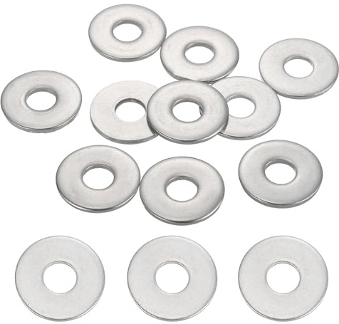 QUARKZMAN 304 Rondelle Piatte In Acciaio Inox M8 8x24x2mm(IDxODxT) 10Pz | Spessori Piatti Tondi, Per Viti Bulloni Idraulica Automotive Fai Da Te Dispositivi Elettrici