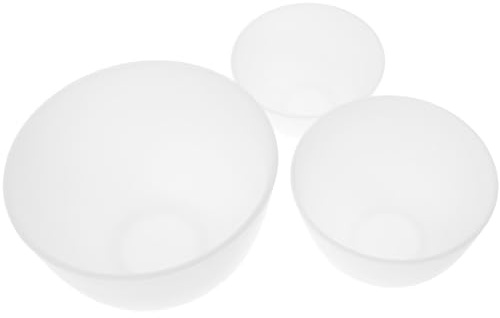 Cabilock Cuencos para Mascarillas de Barro 3 Piezas Resistentes y Fáciles de Limpiar para Tratamientos Faciales y Uso Doméstico