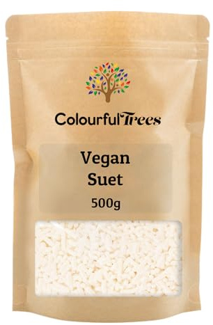 Vegan Suet 500g by Colourful Trees – Premium Plant-Based Suet for Baking & Cooking