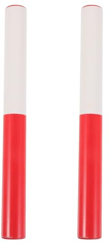 Outanaya 2 Unidades Bastón de Pase de Atletismo Abs, 30 Cm, Ligero y Resistente, Adecuado para Carreras al Aire Libre y Entrenamiento Escolar de Pista y Campo