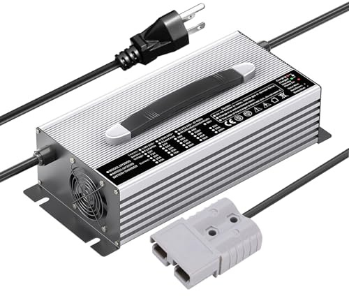 HYDTGZ Caricabatterie per Carrelli Elevatori 36V 30A Caricatore Intelligente A Mantenimento per Batterie al Piombo Acido, AGM e Gel,175a