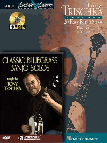 Tony Trischka - Banjo Bundle Pack: Tony Trischka Teaches 20 Easy Banjo Solos (Book/CD Pack) with Classic Bluegrass Banjo Solos (DVD)