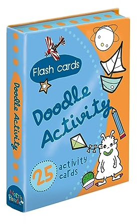 Children’s Doodle Activity Flash Cards - Wipe Clean and Play Again
