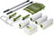 Colorus Malerset 21 tlg | Farbroller Set Wandfarbe 25cm, 18,cm 10 cm | Farbwalze Bügel, Farbgitter 27x29cm Teleskopstange Maler | Maler Set streichen, Farbroller mit Teleskopstange, Malerrolle groß