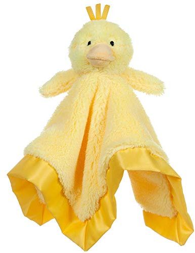 Apricot Lamb Manta de seguridad para bebé, diseño de pato de peluche, 13 pulgadas