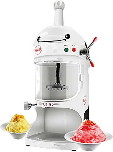 MNSRRN Cartoon Slush Ice Machine, Commercial Ice Crusher, Electric Shaved Ice Machine Snow Ice Machine Ice Crusher Shaved Machine Ice Cream/Smoothie/Cocktail