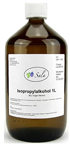 Sala Isopropylalkohol 99,9% Isopropanol 1 L 1000 ml Glasflasche