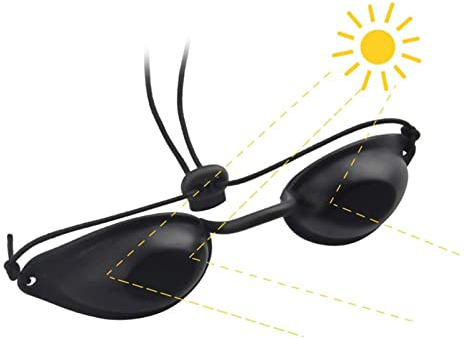 Lunettes De Sécurité De Protection Laser Et Bronzage - Pour Traitement Cosmétique, Épilation IPL, Protection UV - Réglables