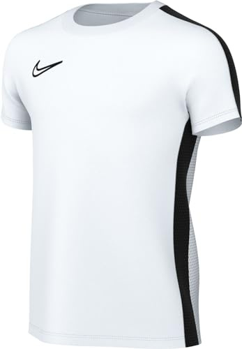 Nike Short-Sleeve Soccer Top Y Nk DF Acd23 Top SS, White/Black/Black, DR1343-100, S