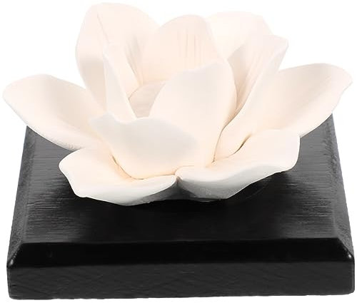 BRIGHTFUFU Diffuser Rose Essential Oil Mini Plants Incense Portable Perfume Bottle Air Freshners House Cube Shelving White Orchid One High Chair Banner Car Decor Wireless Wooden Air Freshener