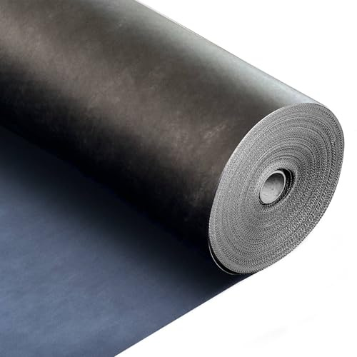 HAUSA Unterspannbahn 220g/m² dunkelblau 37,5m² (1,5m x 25m) Unterdeckbahn Platinum HU220 Dachfolie ohne Klebestreifen hochdiffusionsoffen wasserdicht Schalungsbahn Dach reißfest schlagregensicher