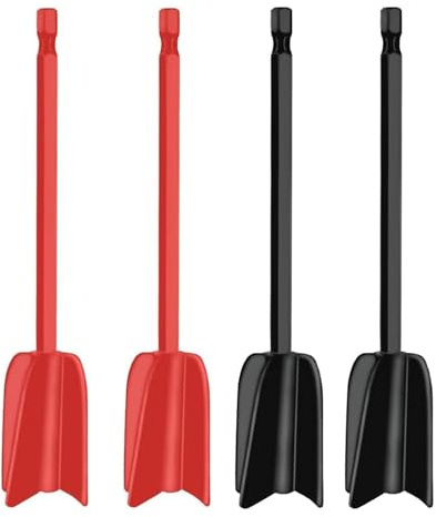 Resin Mixer Attachments 4-Pack – Durable Paint and Resin Mixer for Drill, Efficient Mixing Tools, Paint, and Other Liquids, Ideal for Resin Projects, and Home Improvements