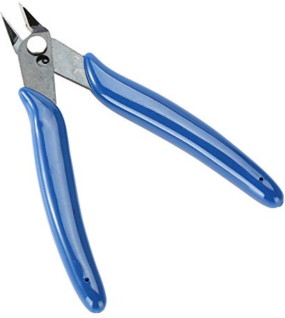 Haosie Pince Coupante Precision Electronique, Petite Pince Coupante Bleue Foncé 170, Pince Coupante Electricien Diagonale 128 * 80mm, Pour La Coupe De Fils, Le Traitement De Bijoux