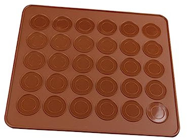 Ciieeo Silicone Macaron Baking Mold Non-Slip Pastry Mat Capacity Dishwasher Safe Microwave Oven Safe