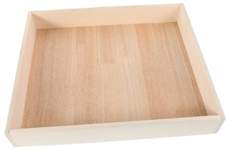 Milisten Indoor Outdoor Boys and Girls Sandbox Storage Square Play Trays for Toddlers Pretend Play Storage Basket for Boy Girl's