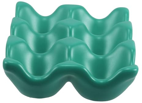 SHINEOFI Portauova in Ceramica da 6 Tazze Facile da Pulire Supporto per Frigorifero Organizer Uova per Cucina e Tavolo da Pranzo