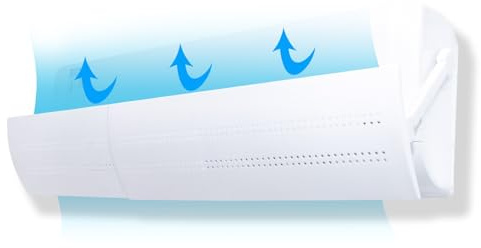 Deflettore Condizionatore Universale, Deflettore per Condizionatore Regolabile Direzione del vento Anti Diretto Blowing, Deflettori Condizionatore per Casa/Ufficio, Design Scalabile