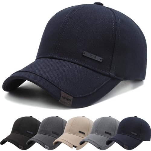 DURINM Cappellino Uomo Donne con Visiera Cappello Unisex Berretto da Baseball Cappellini Estivo Invernali 100% Cotone Corona Morbida e Flessibile Cappello Donna