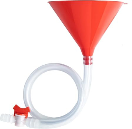 Mppchhn Beer Funnel - Drinking Funnel with Sealing Valve,Beverage Drinkware Game Prop Reusable for Spring Break College Event Gathering RV