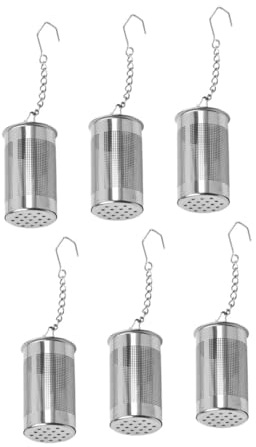 Healifty 6 pezzi Filtri Creativi per Tè in Acciaio Inossidabile Infusori e Passini per Tisane Filtro per Foglie di Tè Sfuso Facili da Usare e Conservare Regalo