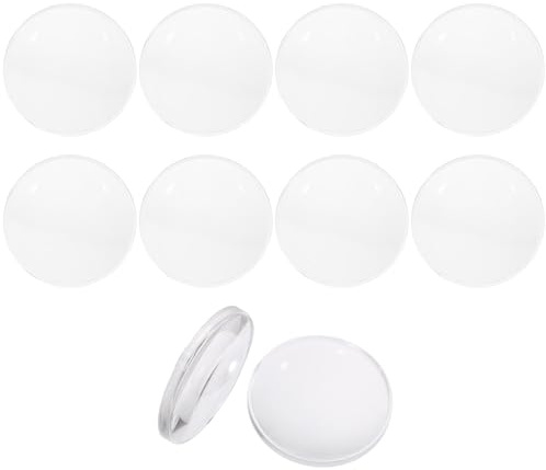 WESIEVYA 10 Lentes de Realidad Virtual de Acrílico de 37mm para Gafas 3D, Accesorios Claros y Reemplazables para Experiencia Inmersiva en Juegos y Videos