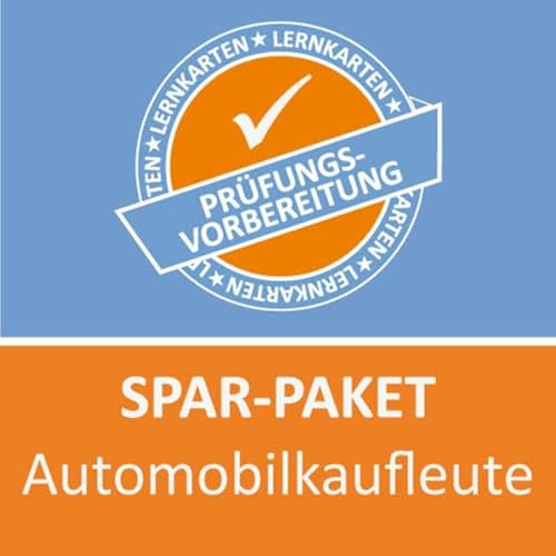 AzubiShop24.de Spar-Paket Lernkarten Automobilkaufmann /-frau [German]
