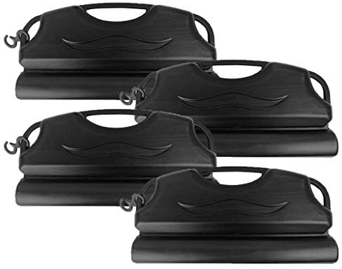 well2wellness® Hochwertiges Pool Eisdruckpolster 50 cm - 4 Stück mit Sand beschwert + Verbindungshaken