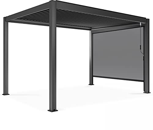 Oviala Pergola bioclimática 3x4m autotransportado con 1 tienda 2,66 x 2,34 m
