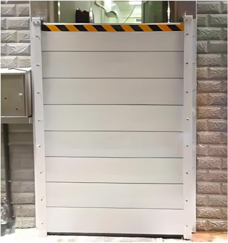 KEHSF Barrière de Protection Contre Les inondations pour Porte de Garage/Maison/Portes, 2 pi/3 pi/4 pi/5 pi/6 pi de Haut, système de prévention des inondations Robuste, Facile à Installer et à dém