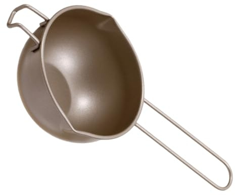 LOLIPPYY Tazón para Derretir y Hornear Recipiente Metálico para Mantequilla Uso Cocina para Calentar Chocolate Color