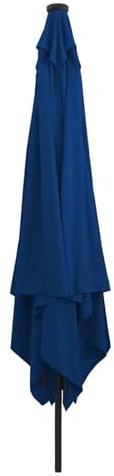 Vopese Garden Parasol Azurblau 295 x 295 x 245 cm Polyester and Steel For outdoor, terrace, and garden shading purposes ZSSCJ-UK42003667UK