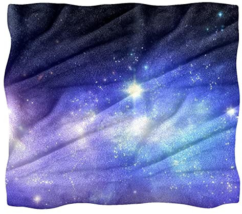 Fleece-Überwurfdecke für Couch, Sofa oder Bett, gemütliche, weiche Decken, fantastisches Himmel-Muster