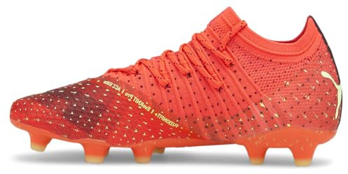 PUMA Womens Future 1.4 Firm GroundAg Soccer Cleats Cleated, Firm Ground, Turf - Orange - Size 7 M