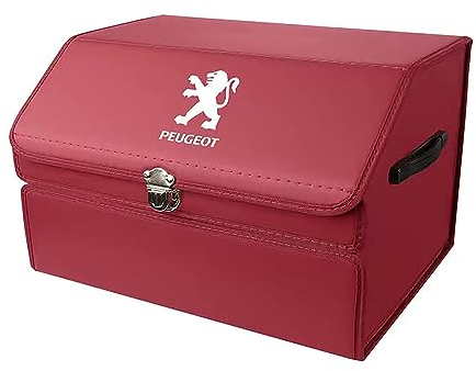 BOJOUL Kofferraum Organizer, für Peugeot 408 308 307 206 207 3008 4008 5008 508 2008 Auto Organizer Kofferraum Organizer Kofferraumtasche mit Tasche mit Vielen Fächern,M