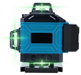 Uadme Livella Laser Autolivellante 360, Livelle Laser 16 Linee, Livella Laser con Treppiede, Supporto Rotante, Telecomando, Base Magnetica (Blu e Nero)