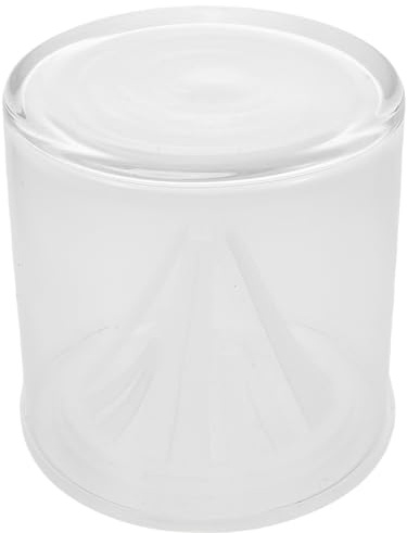 HIAKDOFT Vaso in Vetro per Piante a Crescita Acquatica 10X10 CM con Cestino a Rete Singolo Supporto Stabile per Bulbi e Radici Vaso per Fiori da Tavolo per Coltivazione in Acqua