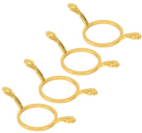 Jenivaint Metall-Wachssiegel-Formen, Wachs-Siegelring-Set, Wachs-Siegel-Stempel-Set mit Zarter Glatter Kante für Selbstgemachte Einladungen, Umschläge, Karten, Geschenke (Rund 0,6x0,6m / 2x2ft)